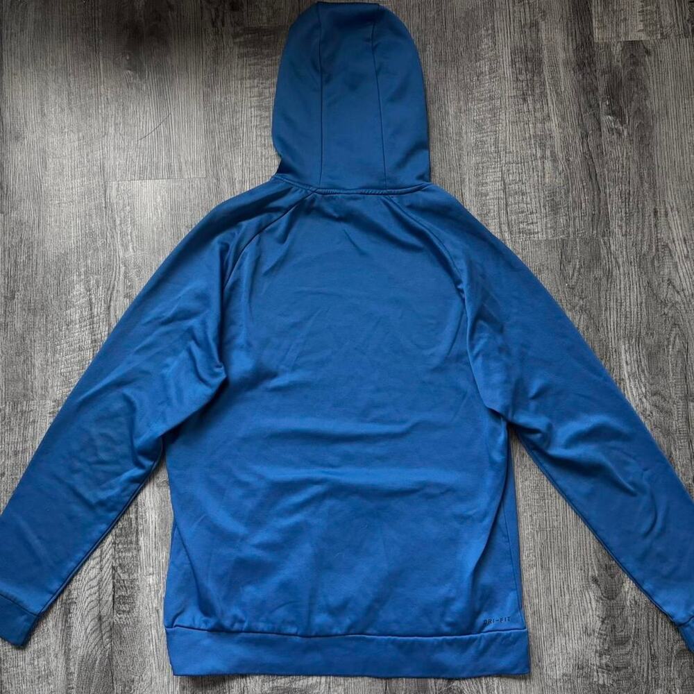 Nike blue Dri-Fit hoodie Size L - Picture 2 of 7